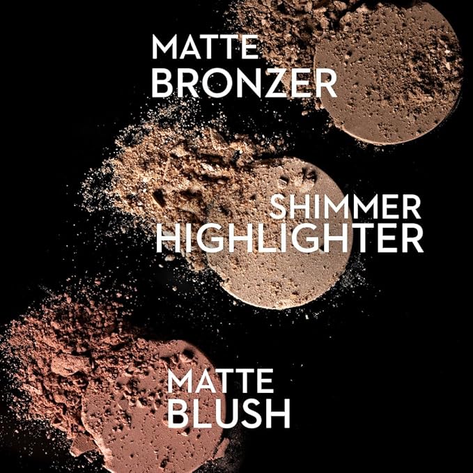 SUGAR Cosmetics Contour De Force Face Palette - 02 Vivid Victory Longlasting Formula, Lightweight Blush, Highlighter And Bronzer, Paraben Free.-VivaGrace Women