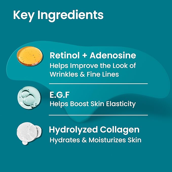 Advanced Wrinkle Patches 60ct Smile Line, Frown Line Wrinkle Patches for Facial Korean Skin Care Face Wrinkle Tape Invisible Overnight with Retinol & Collagen (Large (Forehead))-VivaGrace Women