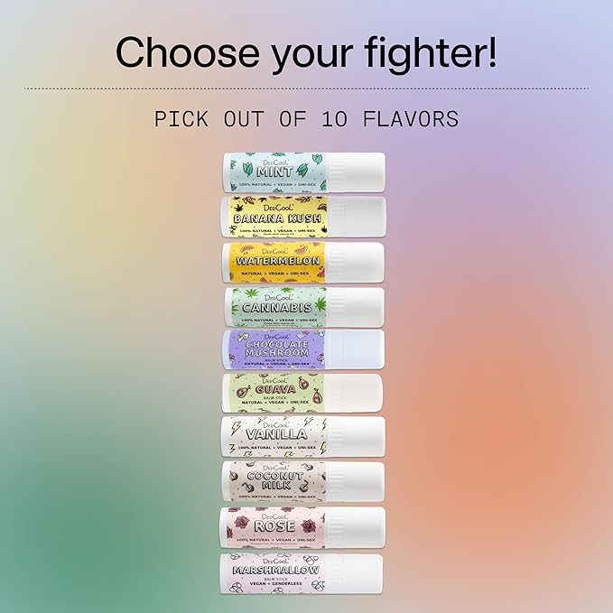 DedCool Lip Balm Stick (Watermelon) Jumbo, Vegan, Flavored, Coconut Oil Lip Balm, Long Lasting, Moisturization, Hydrates Dry & Chapped Lips, Vegan, Natural, Clean, Non-Toxic, Fragrance For All-VivaGrace Women