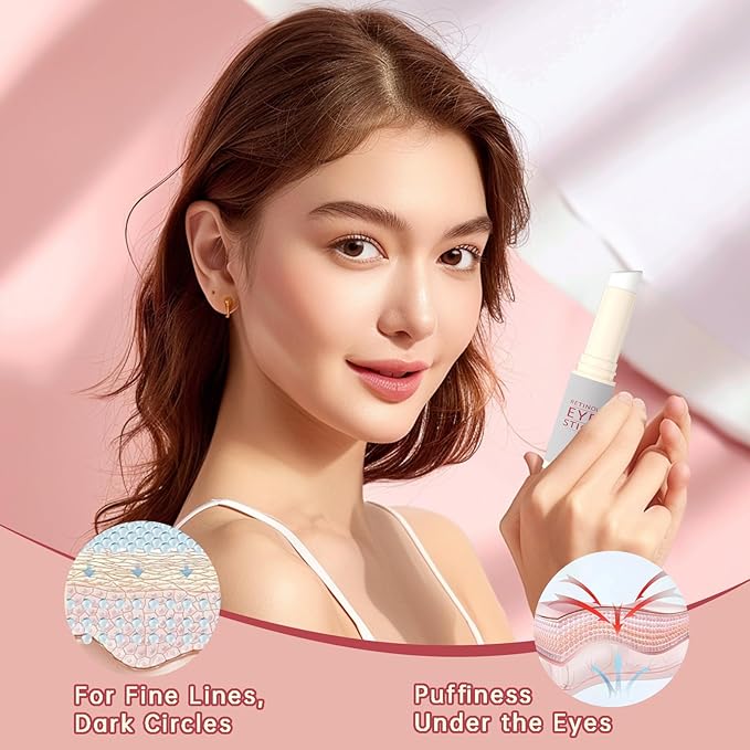 2Pcs Retinol Eye Stick, Retinol Under Eye Cream for Puffiness and Dark Circles, Hydrating Eye Cream Anti Aging for Enhanced Under Eye Nourishment.-VivaGrace Women