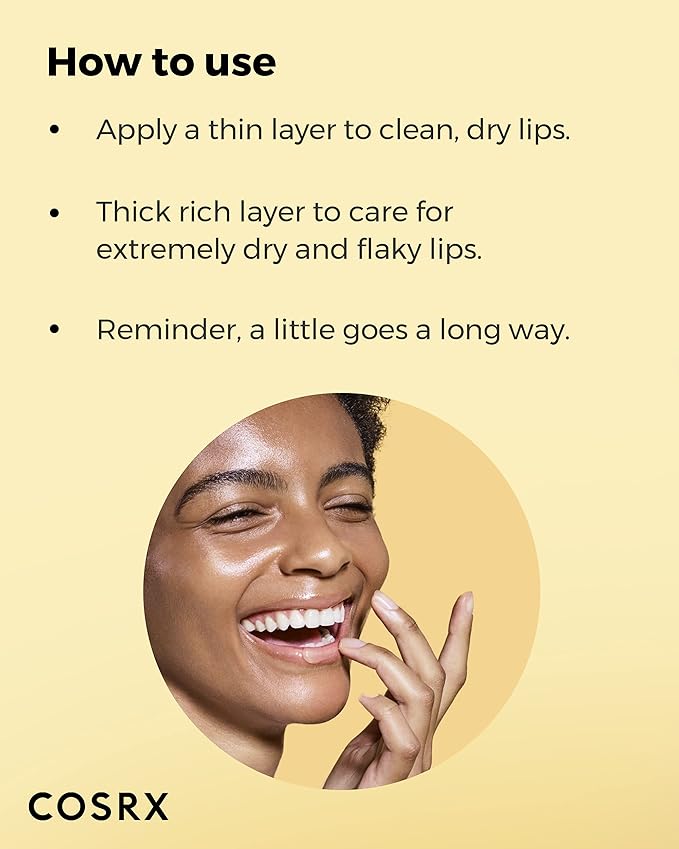 COSRX Lip Care Balm for Dry Chapped Lips, Enriched with Shea Butter, Sleeping Mask, Korean Skincare, Animal Testing-Free, Artificial Fragrance-Free, Parabens-Free (Lip Sleeping Mask)-VivaGrace Women