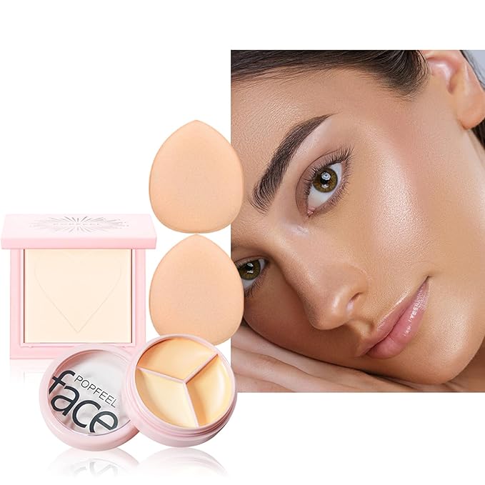 All in One Makeup Kit, Full Starter Essential Makeup Kit for Women Beginners Includes Eyeshadow Palette Lipgloss Mascara Eyeliner Eyebrow Pencil Concealer Powder Puff Set-VivaGrace Women