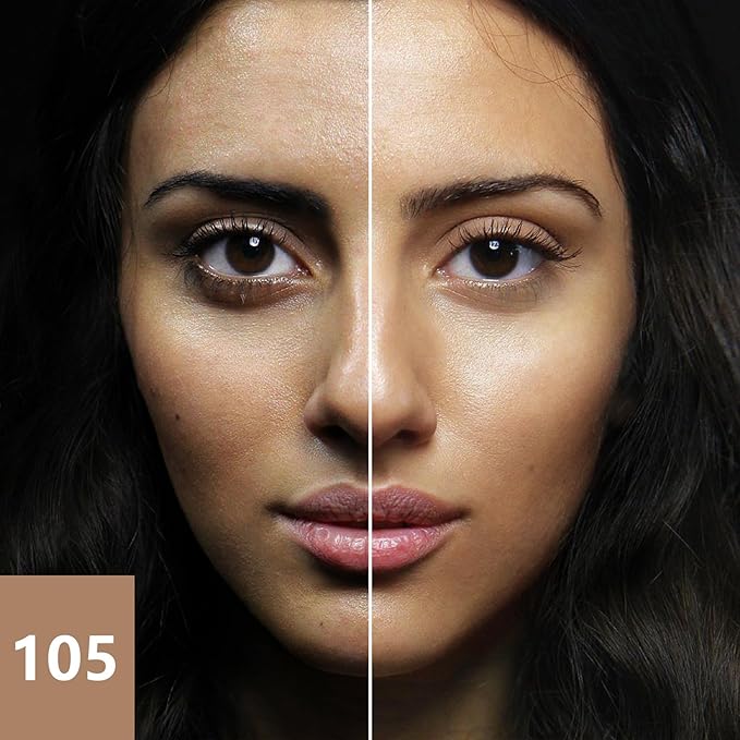 Liquid Foundation Makeup Natural True Skin Tone Full Coverage Concealer Flawless Complexion Blendable Longwear, 105, 1 fl. oz.-VivaGrace Women
