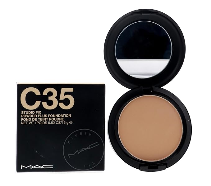 Mac Studio Fix Powder Plus Foundation C35 15gm/0.52 Oz-VivaGrace Women