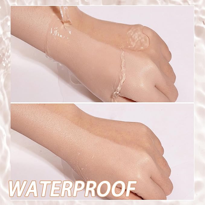 Concealer Moisturizing Gradient Foundation, Lightness Oil Control Long Lasting Waterproof Full Coverage Color Correcting Foundation-VivaGrace Women