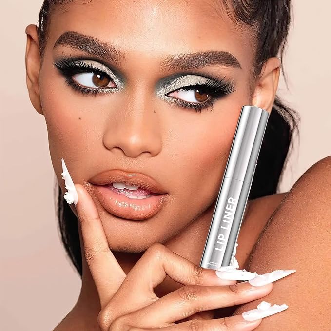 Lip Stain Peel Off - Lip Liner Long-wear & Waterproof Moisturizing Lip Stain with Matte Finish, Transfer-Proof, Non-Stick Cup Lip Tint Stay On All Day (Nude)-VivaGrace Women