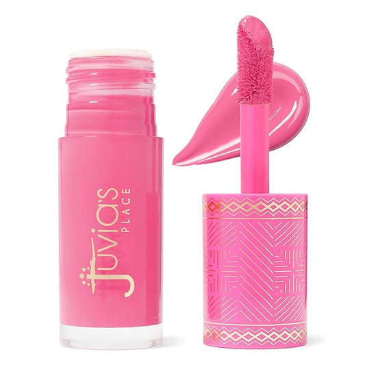 Juvia's Place Blushed Liquid Blush PinkLady - Dewy Tint Cheeks Makeup Glow Pigment Effortless Beauty Long Lasting Cosmetics Soft Creamy Natural Buildable All Skin Color Light Flawless Finish Blend-VivaGrace Women