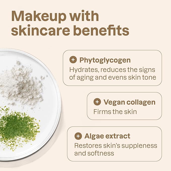 ATTITUDE Oceanly Light Coverage Foundation Stick, Titanium Dioxide-Free, EWG Verified, Plastic-Free, Vegan & Cruelty-free Makeup, Moka, 0.42 Ounces-VivaGrace Women