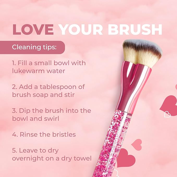 Blending Liquid Makeup Foundation Brush - Kabuki Contour Brush, Face Buffing Brush With Pro Quality Synthetic Dense Bristles For Stippling Mineral Cream, Powder, Blush-VivaGrace Women