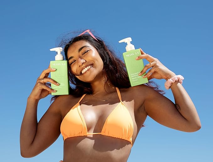 MEDIX 5.5 Coconut Oil Lotion W/ Manuka Honey Cream Skin Care Face Moisturizer & Body Cream | Firming Coconut Oil For Skin Minimizes Look Of Dry Skin, Cellulite, Stretch Marks, & Wrinkles, 2-Pack-VivaGrace Women