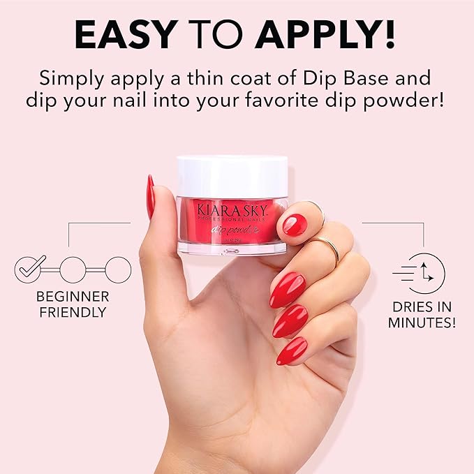 Kiara Sky Long Lasting Nail Dip Powder Pink Tones 1 oz, Rural St. Pink-VivaGrace Women