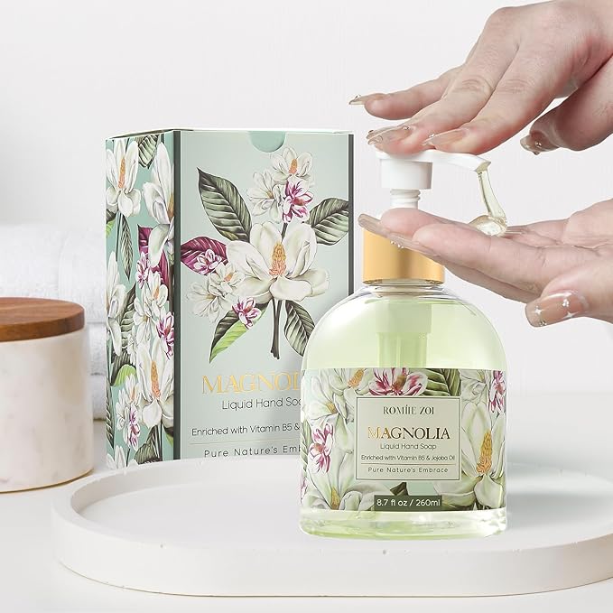 Liquid Hand Soap with Gift Box - Magnolia - 260ml/ 8.7 fl.oz