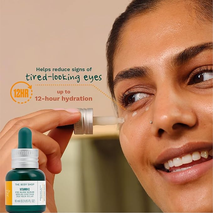 The Body Shop Vitamin C Eye Glow Serum - Illuminating And Brightening For Eye - 0.3 Fl Oz-VivaGrace Women