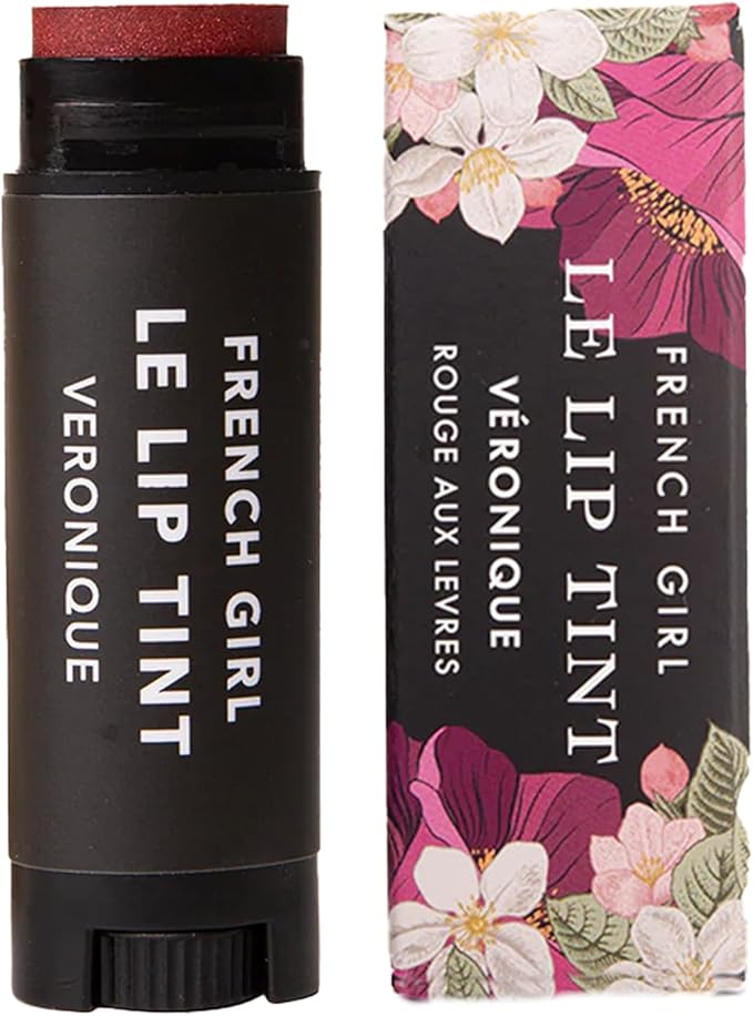 French Girl Le Lip Tint - Moisturizing & Hydrating Lip Balm for Sheer, Buildable Coverage & Shine, Clean Formula, Organic Ingredients, Vegan & Cruelty-Free-VivaGrace Women