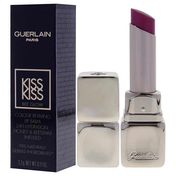 Kiss Kiss Bee Glow Lip Blam - 409 Fucsia Glow by Guerlain for Women - 0.11 oz Lip Balm-VivaGrace Women