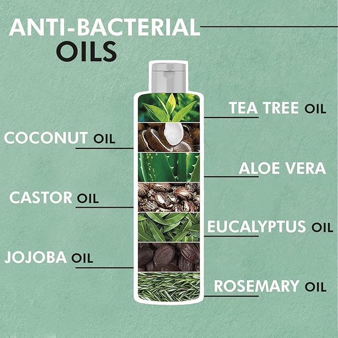 – Refreshing & Invigorating Shower Gel for Body and Feet, Prevents and Eliminates Bad Odors, Hydrates & Soothes Skin, with Tea Tree & Eucalyptus Oils, Paraben Free, 10.0 fl.oz.