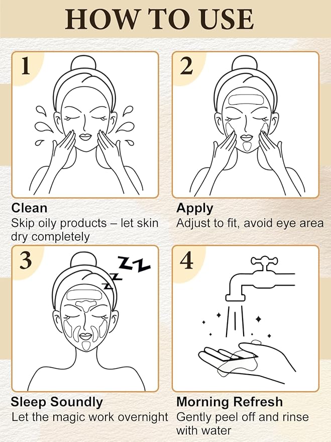 Reusable Neck Wrinkle Silicone Patches - Skin Firming Lifting Moisturizing for Women, Smile Line Facial Chest Forehead Anti-Wrinkle Patches Anti-Aging Facial Masks for Skin Lines Removal (16Pcs)-VivaGrace Women