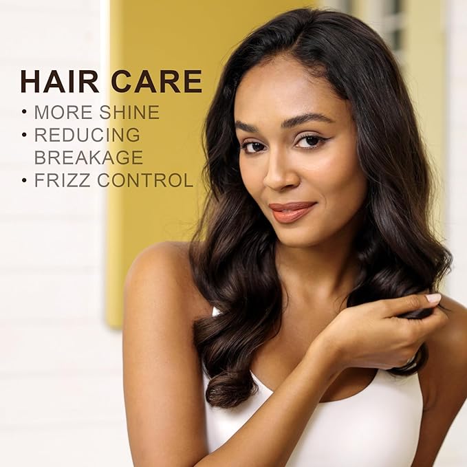 Yoken Argan Oil for Hair, Pure and Natural Morocco Argan Oil, Argon Oil For Hair, Scalp, Face & Skin Care, 100% Cold Pressed Hair Conditioner, Unrefined Argon Nails Carrier Oil (16 Fl Oz)-VivaGrace Women