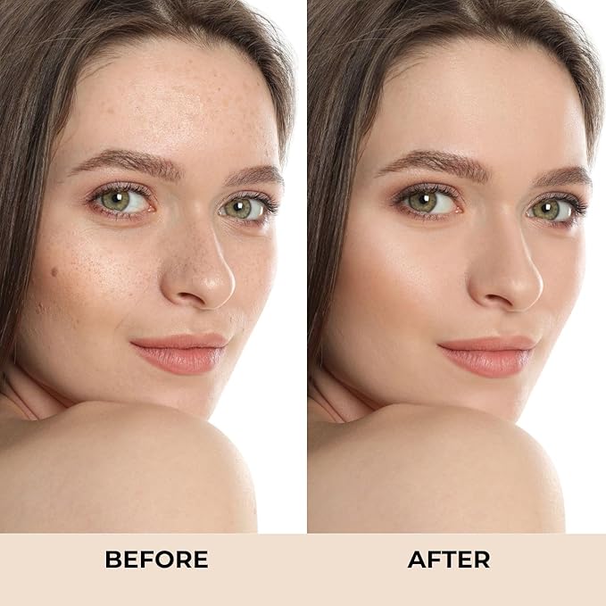 M. Asam MAGIC FINISH Supercharge Serum Foundation Cool Honey (1.01 Fl Oz) - Moisturizing Make Up & Firming Face Serum In One, Anti-aging CC Cream With Optimal Coverage & Hyaluronic Acid-VivaGrace Women