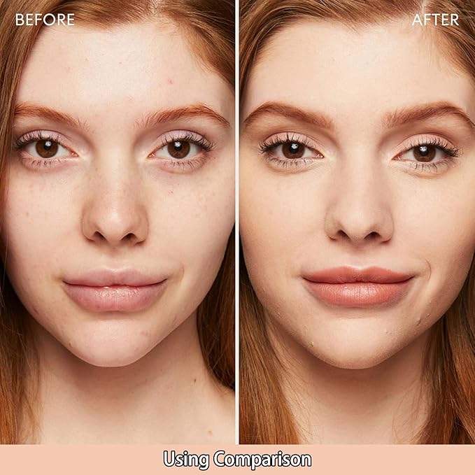 Concealer Moisturizing Gradient Foundation, Lightness Oil Control Long Lasting Waterproof Full Coverage Color Correcting Foundation-VivaGrace Women