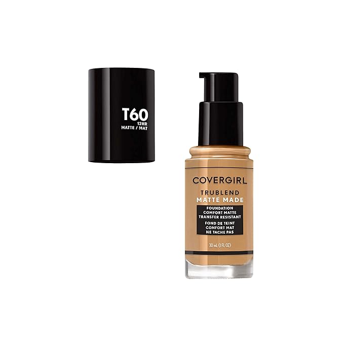 COVERGIRL TruBlend Matte Made Liquid Foundation, Warm Sun (Pack of 4)-VivaGrace Women
