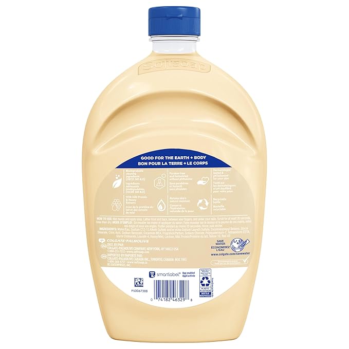 Softsoap Milk & Honey Scented, Liquid Hand Soap Refill, 50 Ounce