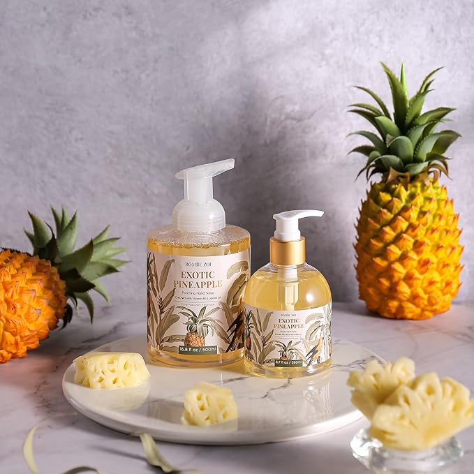 Liquid Hand Soap with Gift Box - Pure Nature's Embrace - Exotic Pineapple - 260ml/ 8.7 fl.oz