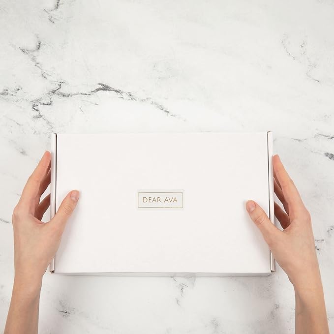 Dear Ava Spa Gifts for Women | Organic Self Care luxury Anti Stress Relaxing Bath and Body Kit Set Basket Box for Her with Heartfelt Card | Premium Spa Gift for Best Mom-VivaGrace Women