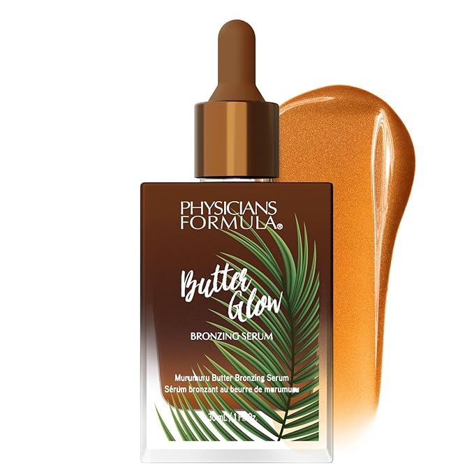 Physicians Formula Butter Glow Bronzing Serum, Innovative & Nourishing Skincare Bronzing Drops for Radiant, Natural Sunkissed Complexion - Sunkissed Glow-VivaGrace Women