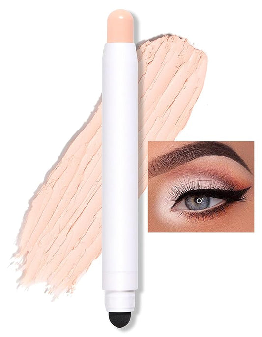 Erinde Waterproof Cream Eyeshadow Stick, Matte Nude Eye Shadow Sticks, Longwear Blendable High Pigmented, Neutral Eye Shadow Sticks Matte for Older Eyes, Smokey Eyeshadow Pencil Crayon, Nude beige-VivaGrace Women