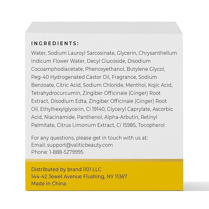 VALITIC Turmeric Kojic Acid Cleansing Pads - Exfoliating Dark Spot Remover for Face with Vitamin C, Alpha Arbutin, Niacinamide and Retinol - Kojic Acid And Turmeric Cleansing Pads - 60 Units-VivaGrace Women