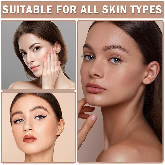 Mineral Sunscreen Setting Powder Mineral Brush Powder SPF 35 PA+++ Oil Control Matte Effect Lightweight Breathable Translucent Powder Setting Powder Sunscreen Makeup for Face with Brush-01 Translucent-VivaGrace Women