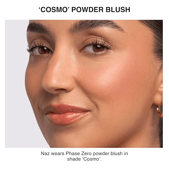 Makeup Powder Blusher - "Cosmo" - 4g / 0.141 oz - Full Coverage, Natural Blush - Soft, Buildable Pink, Coral, Peach & Golden Hues - Matte & Shimmering Shades Gives Cheeks a Radiant Glow-VivaGrace Women