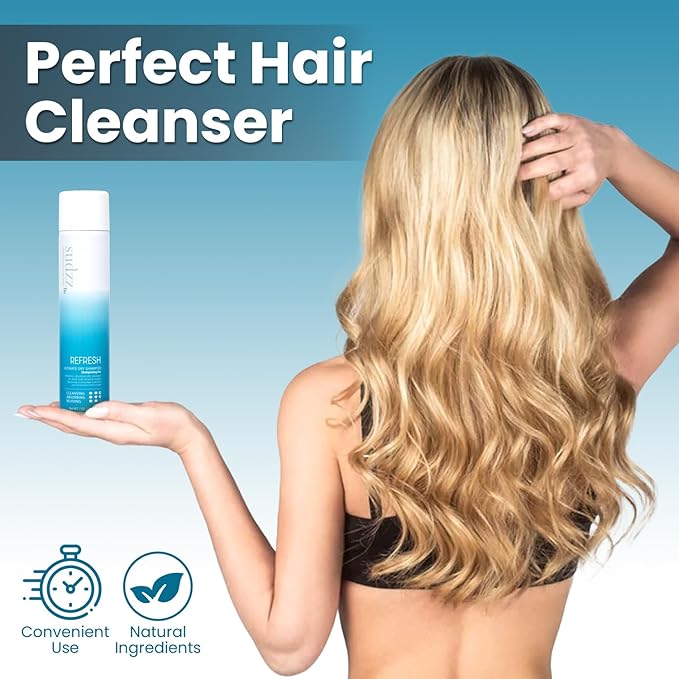 SUDZZFX Refresh Ultimate Dry Shampoo for Women - Waterless Shampoo - for Most Hair Types - Absorbs Excess Oil - Adds Light Volume & Texture - Color Protection-VivaGrace Women