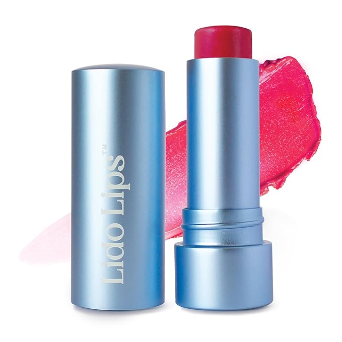 Tinted Lip Balm. Moisturizing Sheer, Buildable Lip Color with Hyaluronic Acid, Vitamin E and Rich Oil, Perfect Revitalizer for Chapped Lips. Beauty Plumper Moisturizer 0.21oz - Rosy Bloom-VivaGrace Women