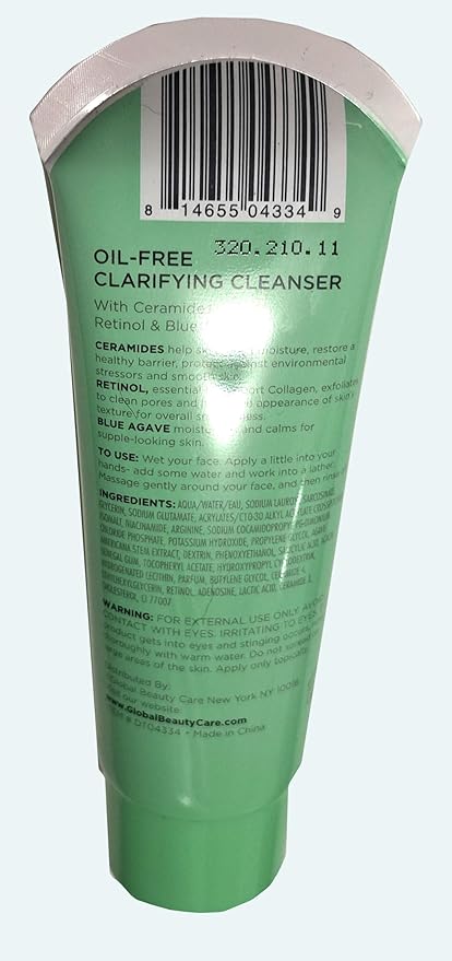 Global Beauty Care Blemish Control Oil-Free Clarifying Cleanser Foaming Gel 4 Acne-Prone Skin 2.5oz (Set of 2)