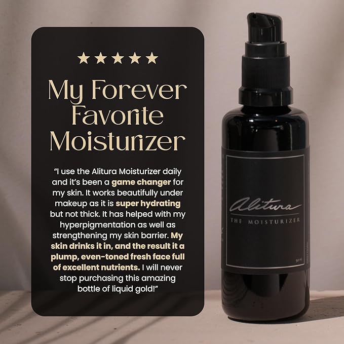 Alitura Naturals Face Moisturizer for Men & Women – 50ml Daily Hydrating Cream with Aloe Vera, Bee Propolis, Sea Buckthorn, & Honey – Anti-Aging, Soothing, Non-GMO, USA Made-VivaGrace Women