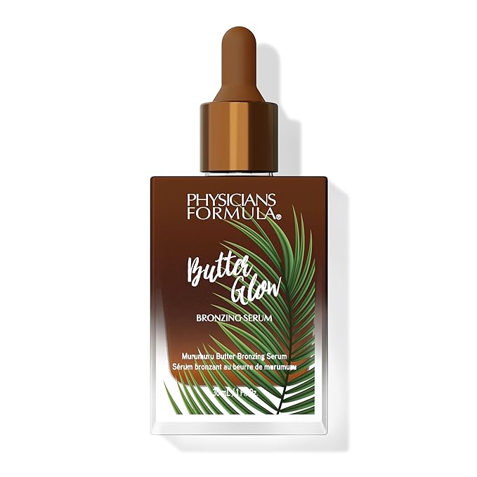 Physicians Formula Butter Glow Bronzing Serum, Innovative & Nourishing Skincare Bronzing Drops for Radiant, Natural Sunkissed Complexion - Sunkissed Glow-VivaGrace Women