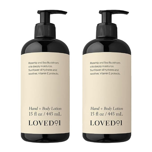 Hand & Body Lotion, John Legend Skincare, Fragrance-Free, Daily Lightweight Cream, Formulated with Shea Butter & Vitamin E, 2-Pack (15 oz each)-VivaGrace Women