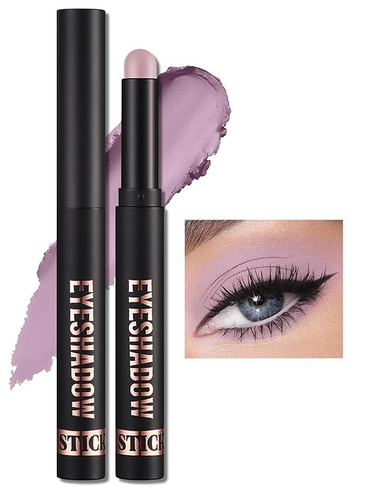 Erinde Waterproof Cream Eyeshadow Stick, Matte Nude Eye Shadow Sticks, Longwear Blendable High Pigmented, Neutral Eye Shadow Sticks Matte for Older Eyes, Smokey Eyeshadow Pencil Crayon, 17 Mauve-VivaGrace Women