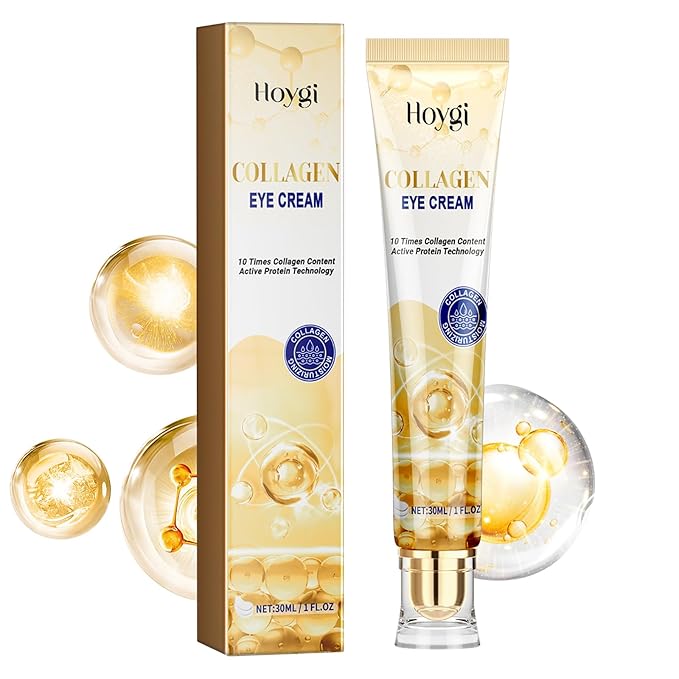 Eye Cream, Collagen Under Eye Cream with Hyaluronic Acid for Dark Circles, Puffy Eyes & Wrinkles, Anti Aging Eye Cream, 1 Fl. Oz-VivaGrace Women