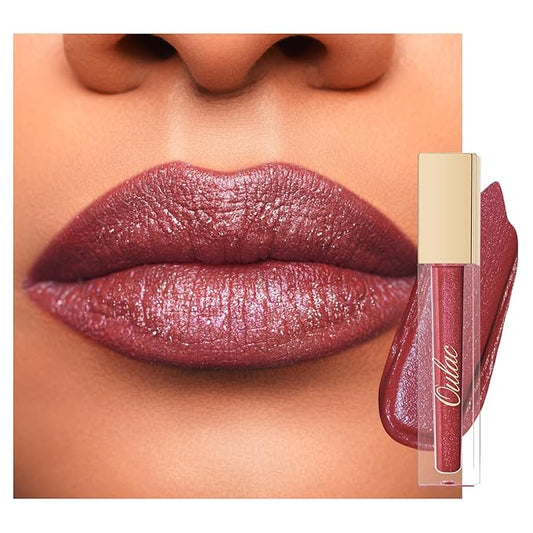 Oulac Red Matte Liquid Lipstick for Women, Long Lasting Lipstick Waterproof Lip Stain, No Transfer, Creamy High Pigmented Formula with Rose Oil, Vegan & Cruelty-Free MS07-VivaGrace Women