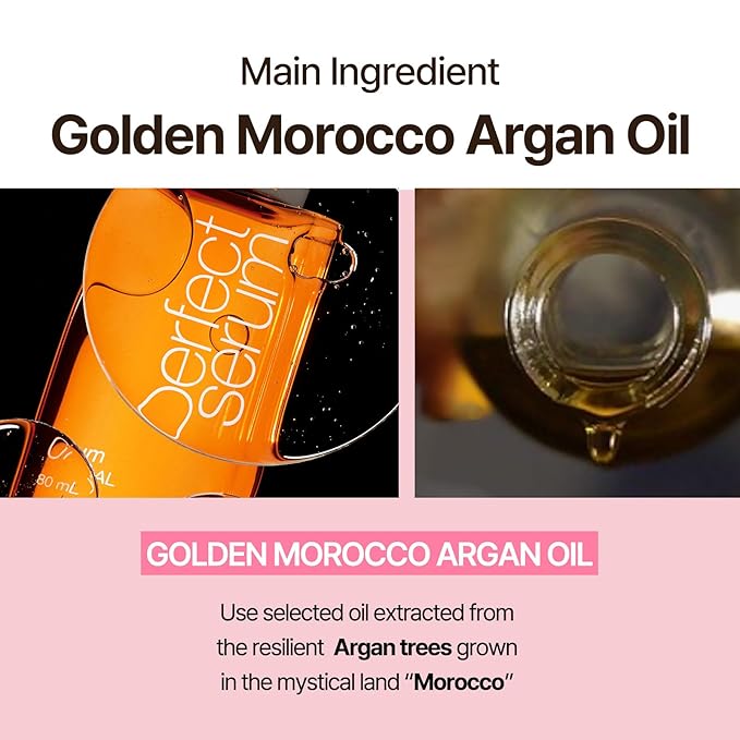 Mise En Scene Perfect Styling Serum for Heat Damage Protection - Hair Serum for holding Bounce, Hair Essence for Long Lasting Curl, Powdery Scent, with Argan Oils, 2.70 fl. Oz-VivaGrace Women