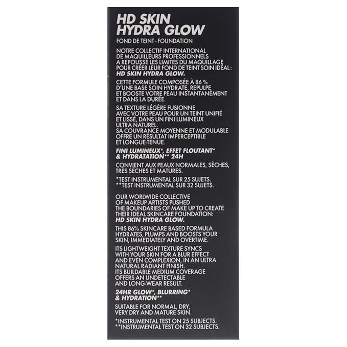 HD Skin Hydra Glow - 1R12 Cool Ivory by Make Up For Ever for Women - 1 oz Foundation-VivaGrace Women