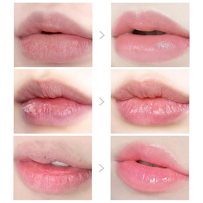 4 PCS Bee Lip Balm Lip Mask Honey Pot, Honey & Strawberry & Watermelon & Apple Lime Lip Mask Overnight Propolis Moisturizing Lip Balm with Stick, Hydrating Lip Sleeping Mask Prevention Dry & Cracked-VivaGrace Women