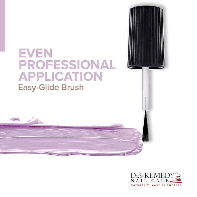 Dr’s Remedy Enriched Nail Polish: Non Toxic, All Natural, and Organic - Doctor Formulated: Strengthens, Restores, Heals, and Protects '24-Free' - LYRICAL Lilac