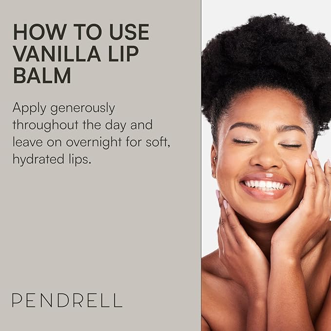 Vanilla Lip Balm - Soothing and Hydrating Lip Balm for Men and Women - Infused with Hyaluronic Acid, Shea Butter and Vitamin E - 30g-VivaGrace Women