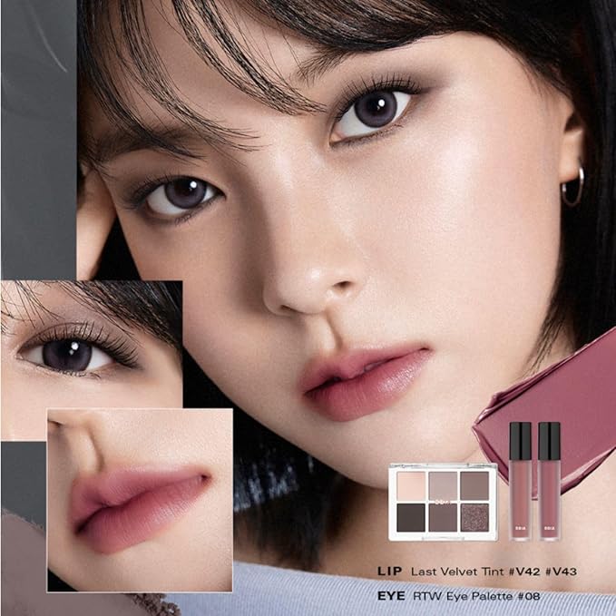 BBIA Last Velvet Tint - Soft & Creamy Matte Finish Lip Stain, Blur Effect with Velvety Texture, Long-Lasting, High Pigment, Lightweight, Non-Drying, Vegan, Korean Lip Makeup (V42 SO GOOD FIG)-VivaGrace Women