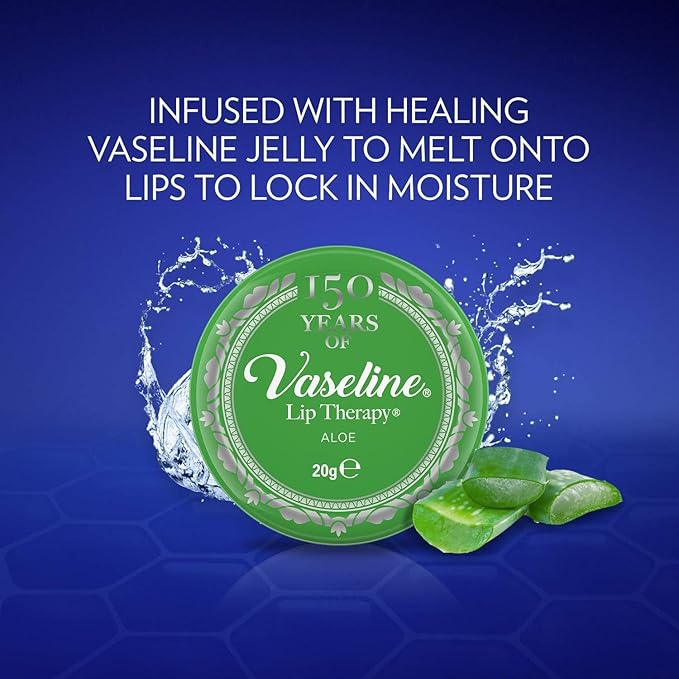12 x Vaseline Lip Therapy Aloe Vera 20g-VivaGrace Women