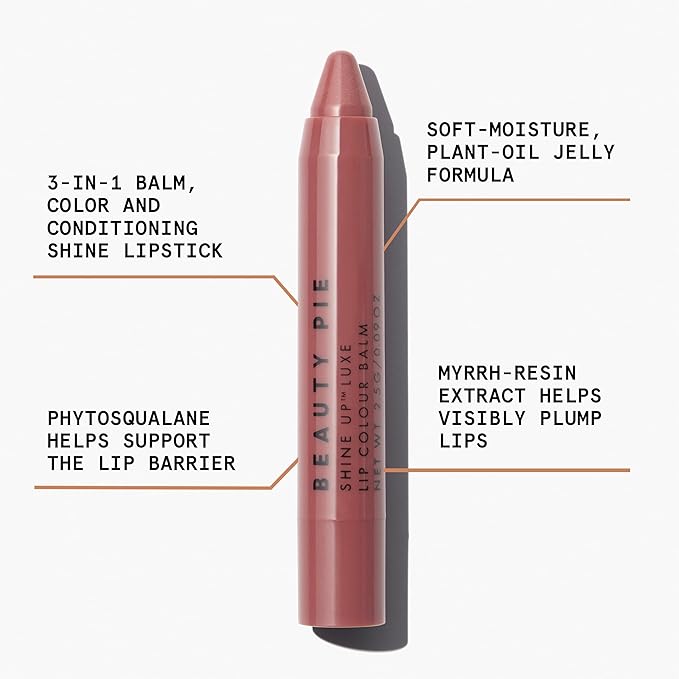 Shine Up Luxe Lip Colour Balm Stick (Baby Bare) For Hydrating, Softening & Soothing Lips-VivaGrace Women